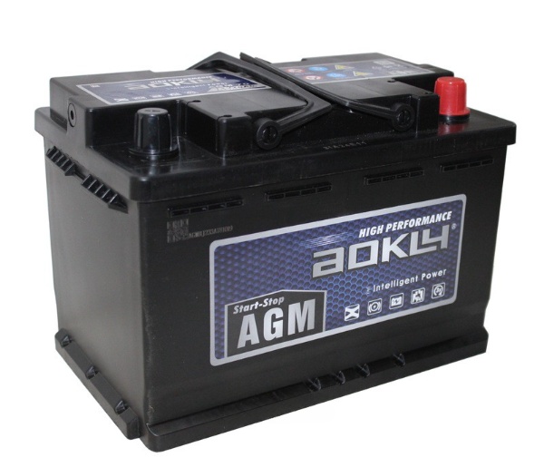 Батарея аккумуляторная AOKLY AGM70 70А/ч 700А 12V Обратная полярн. стандартные (Европа) клемм
